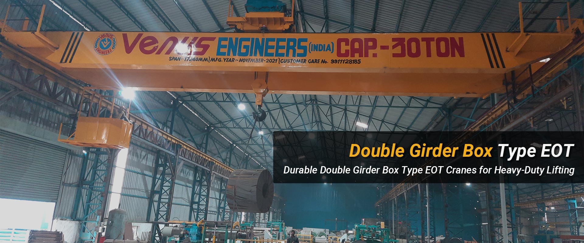 Double Girder Box Type EOT in Rajasthan