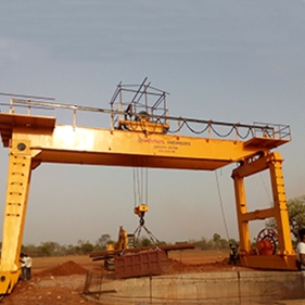 Single Girder Gantry Crane Manufacturers in Rajasthan